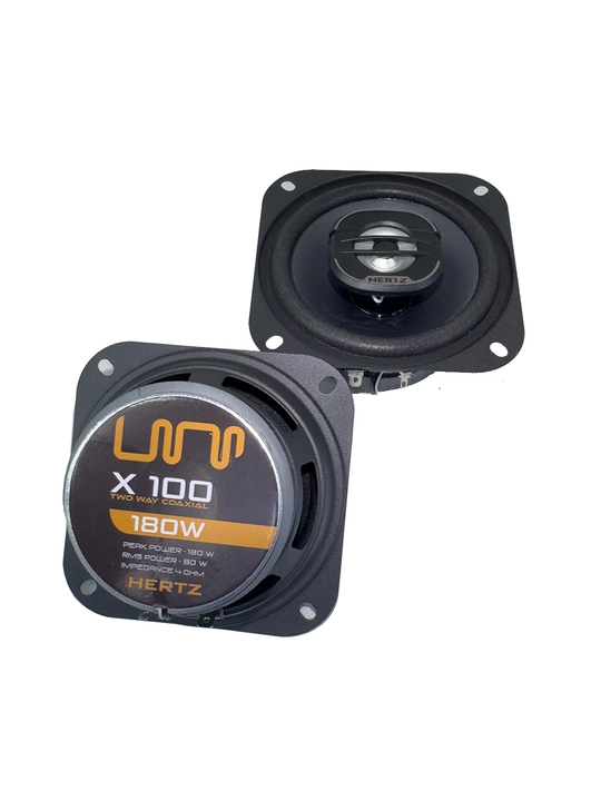 Автоколонки Hertz UNO X 100, 2-полосные коаксиальные динамики, 180W, 4 Ohm