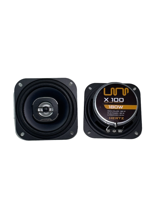 Автоколонки Hertz UNO X 100, 2-полосные коаксиальные динамики, 180W, 4 Ohm