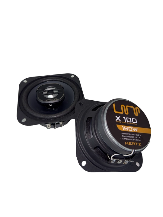 Автоколонки Hertz UNO X 100, 2-полосные коаксиальные динамики, 180W, 4 Ohm
