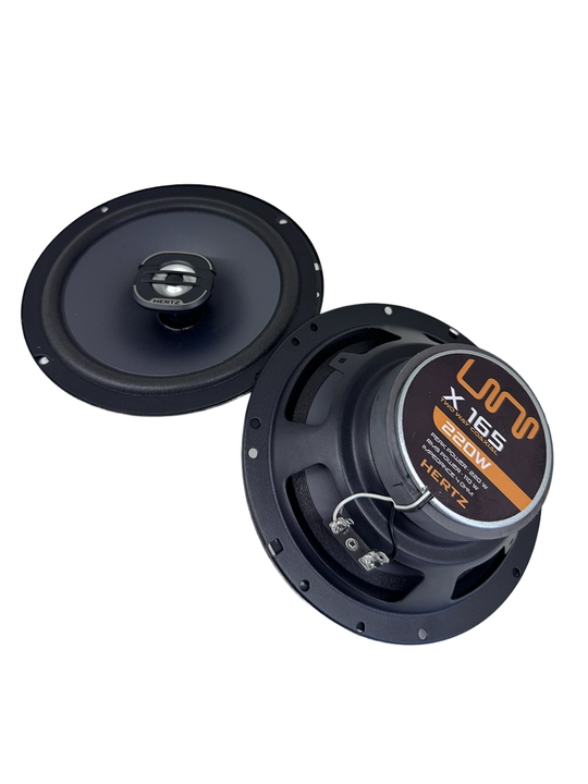 Автоколонки Hertz UNO X 165, 2-полосные коаксиальные динамики, 220W, 4 Ohm