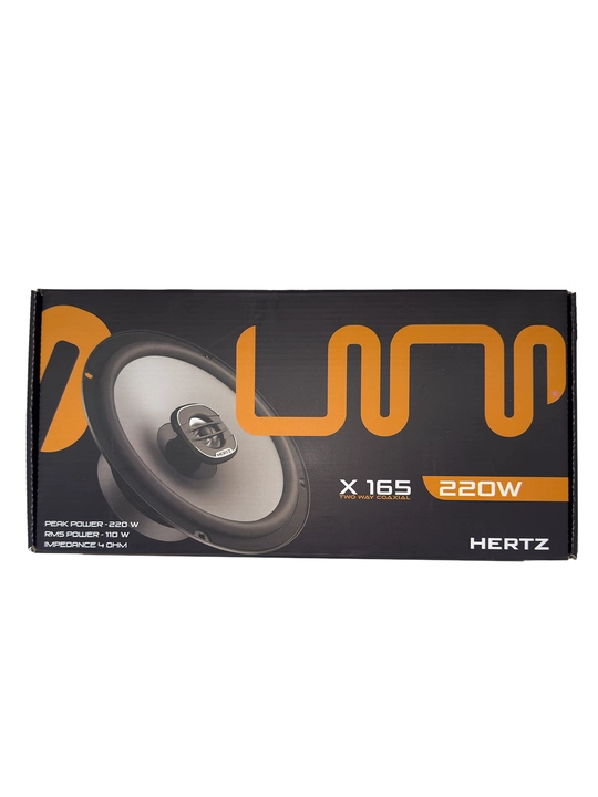 Автоколонки Hertz UNO X 165, 2-полосные коаксиальные динамики, 220W, 4 Ohm