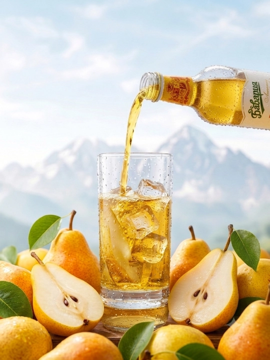 Alkogolsiz kuchli gazlangan «Bavariya Premium» Nok ta’mli limonad ichimligi, 0.5 litr