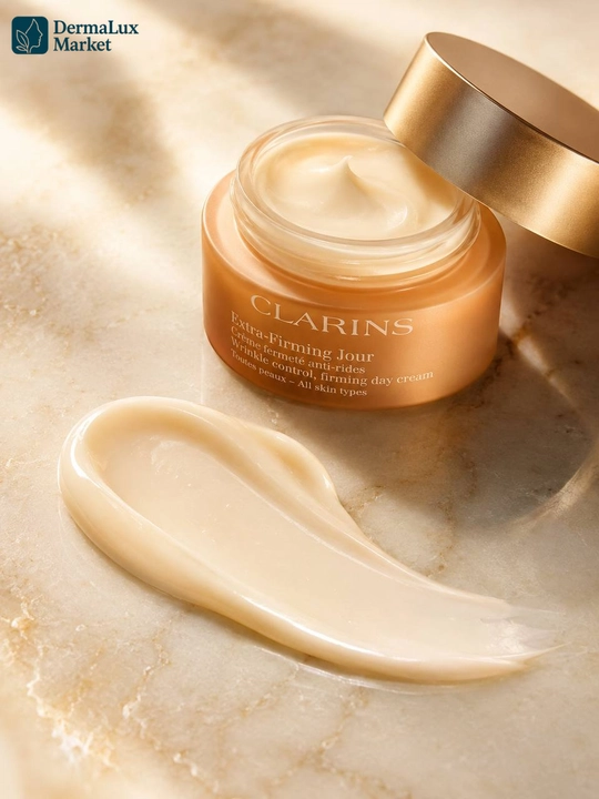 Набор дневной и ночной крем для лица, Clarins Extra-Firming Partners, 2×50 мл