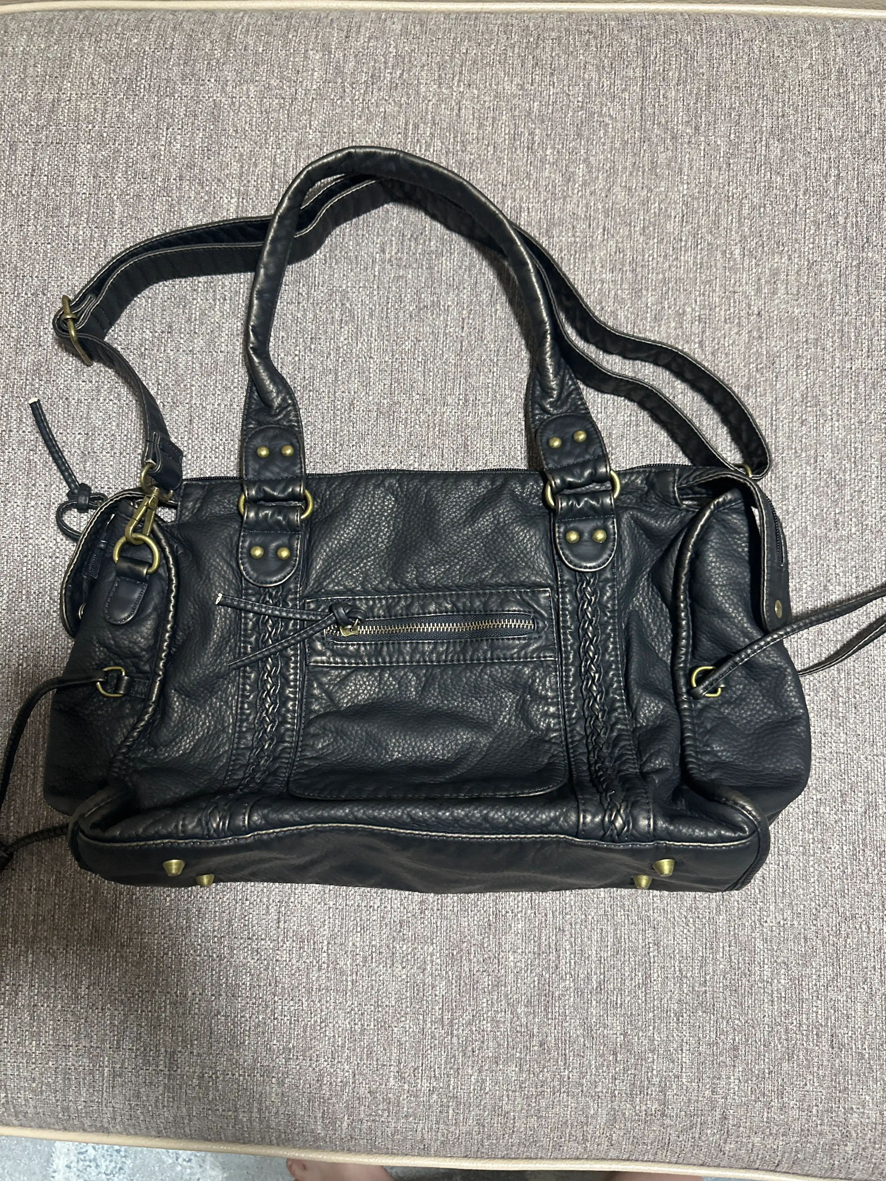 MIYO Ayollar uchun Y2K uslubidagi eko-teri sumka, yelkama va crossbody modeli