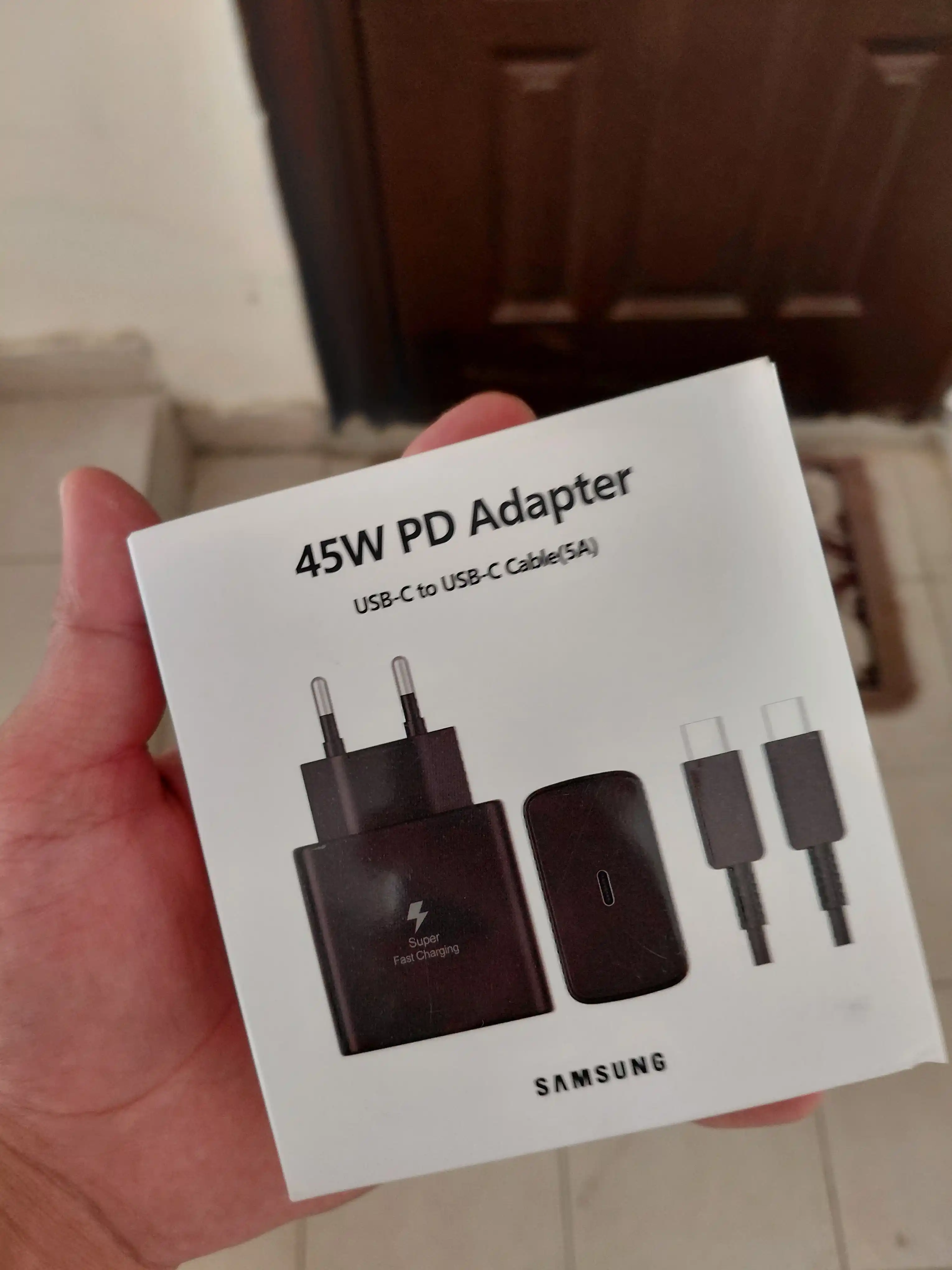 45W Zaryadlovchi Samsung Adapter (PD) + Type-C Kabel