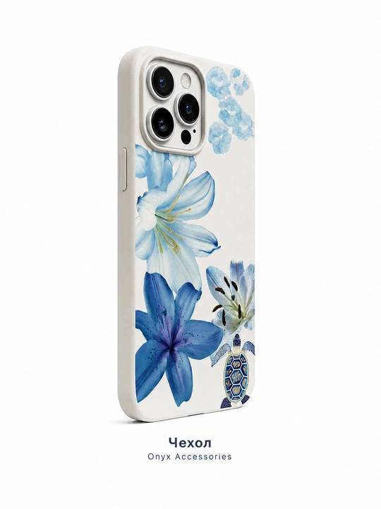 IPhone chehol – Dengiz uslubidagi, 11 / 12 / 13 / 14 / 15 / 16 / 17 Pro, Pro Max uchun