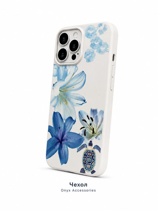 IPhone chehol – Dengiz uslubidagi, 11 / 12 / 13 / 14 / 15 / 16 / 17 Pro, Pro Max uchun
