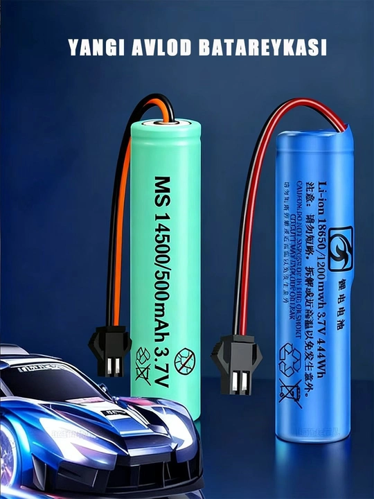 Аккумулятор 18650, 3.7V 1200mAh, 14500, 3.7V 500mAh литиевая батарейка перезаряжаемая - 
