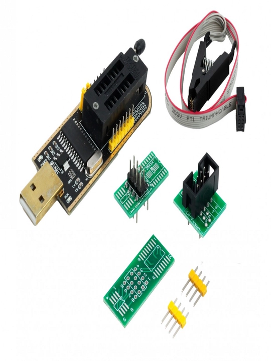 Программатор EEPROM для BIOS на CH341 зажимом для программирования SOIC8 SOP8 с прищепкой