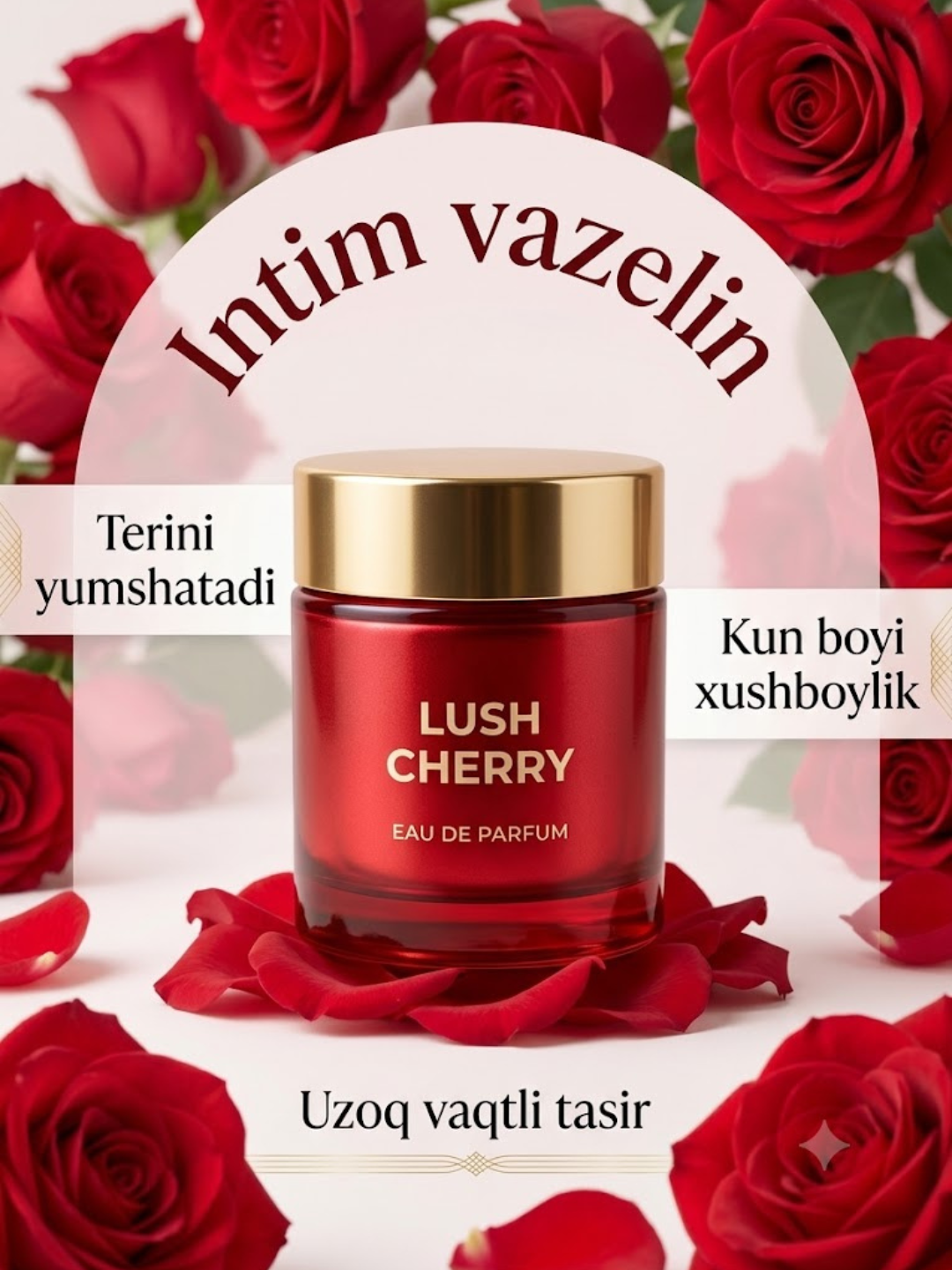 LOST CHERRY intim vazelin — nozik parvarish, namlantirish va qulaylik - 