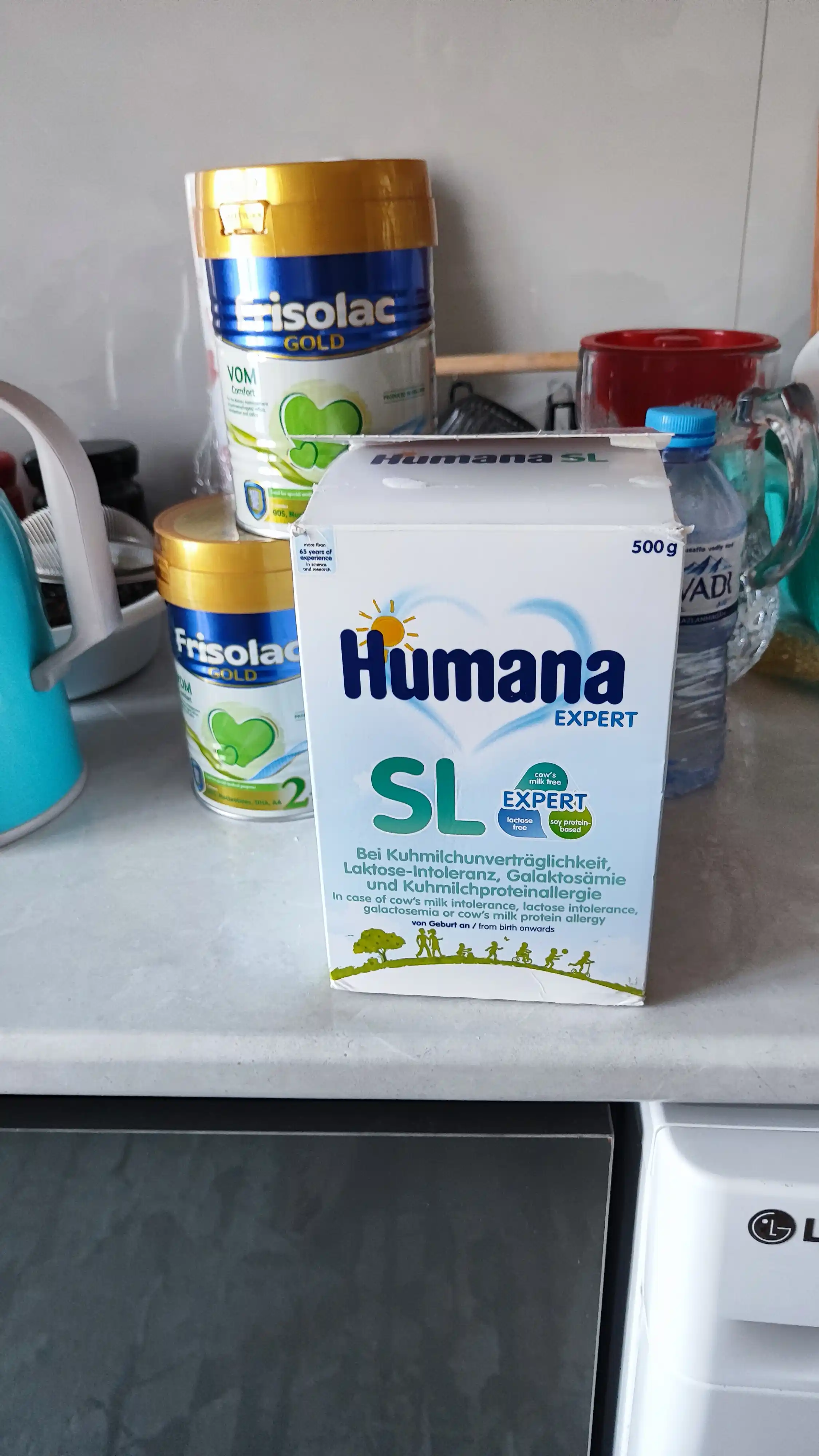 Sutsiz quruq aralashma Humana SL Expert, 500 gr
