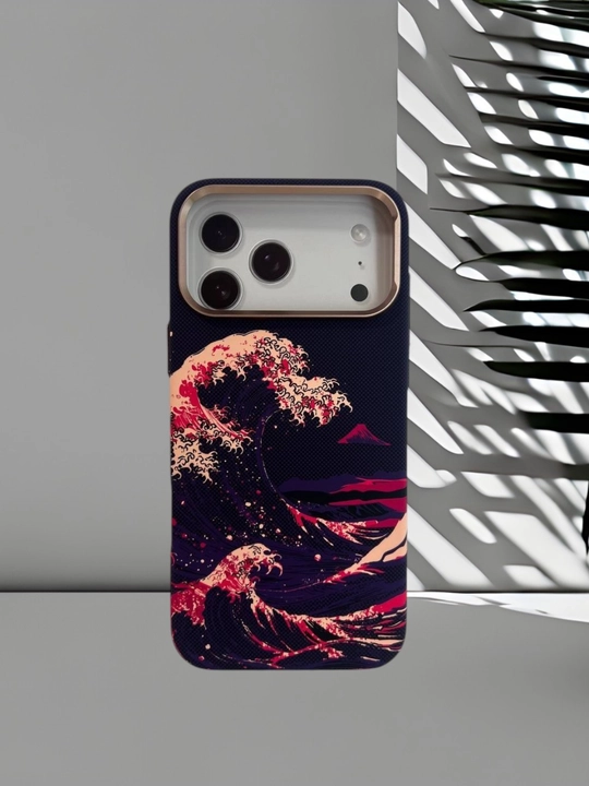 IPhone 17 Pro / Pro Max / 17 Air uchun Luxo Life karbon magnitli g‘ilof Anti-shock