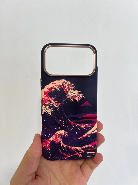 IPhone 17 Pro / Pro Max / 17 Air uchun Luxo Life karbon magnitli g‘ilof Anti-shock