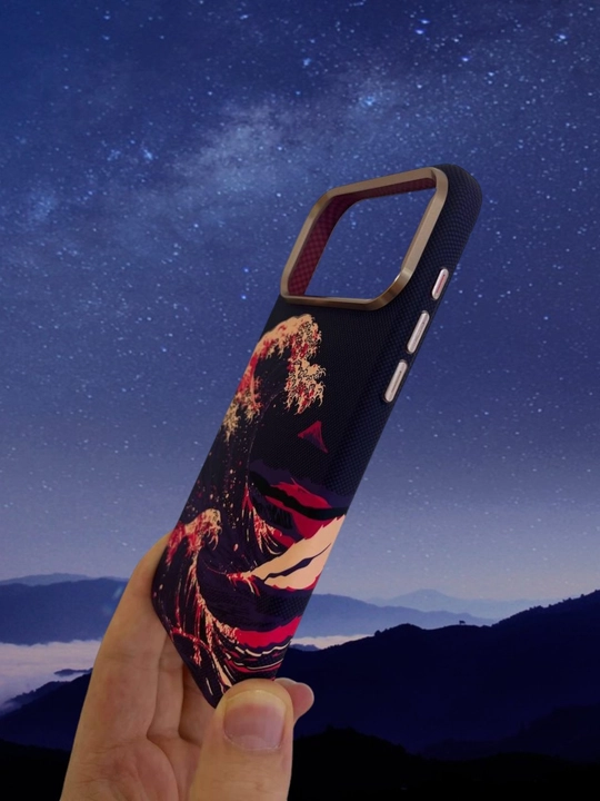 IPhone 17 Pro / Pro Max / 17 Air uchun Luxo Life karbon magnitli g‘ilof Anti-shock