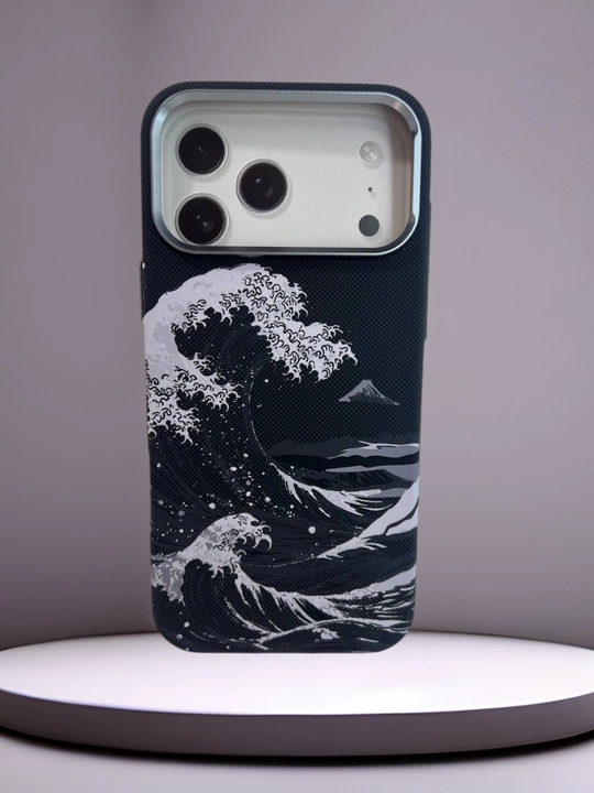 IPhone 17 Pro / Pro Max / 17 Air uchun Luxo Life karbon magnitli g‘ilof Anti-shock