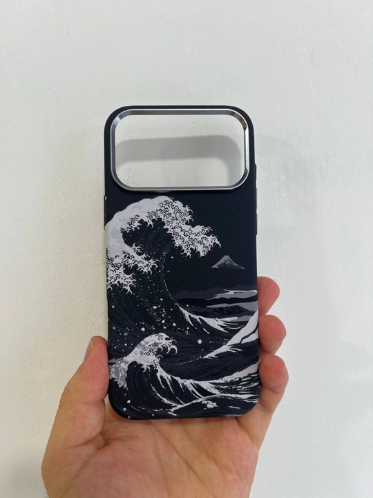 IPhone 17 Pro / Pro Max / 17 Air uchun Luxo Life karbon magnitli g‘ilof Anti-shock