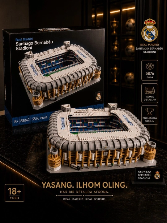 Konstruktor Dunyo binolari va minoralari, mashhur obidalar va stadionlar kolleksiyasi - 