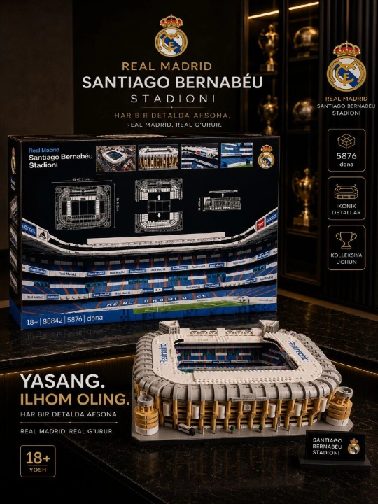 Konstruktor Dunyo binolari va minoralari, mashhur obidalar va stadionlar kolleksiyasi