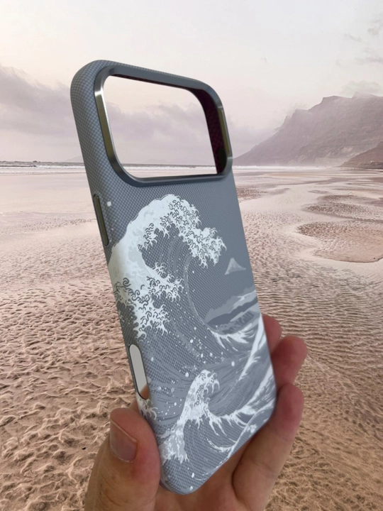 IPhone 17 Pro / Pro Max / 17 Air uchun Luxo Life karbon magnitli g‘ilof Anti-shock
