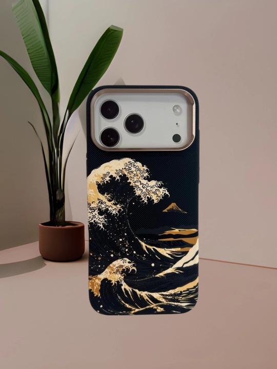IPhone 17 Pro / Pro Max / 17 Air uchun Luxo Life karbon magnitli g‘ilof Anti-shock