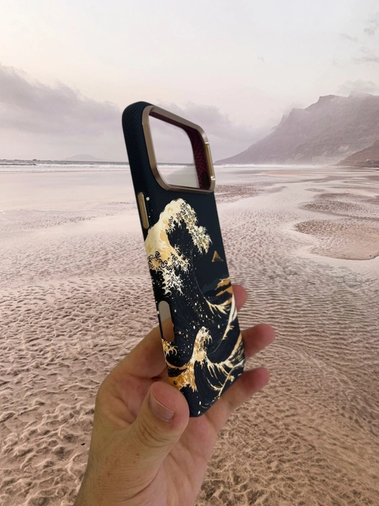 IPhone 17 Pro / Pro Max / 17 Air uchun Luxo Life karbon magnitli g‘ilof Anti-shock