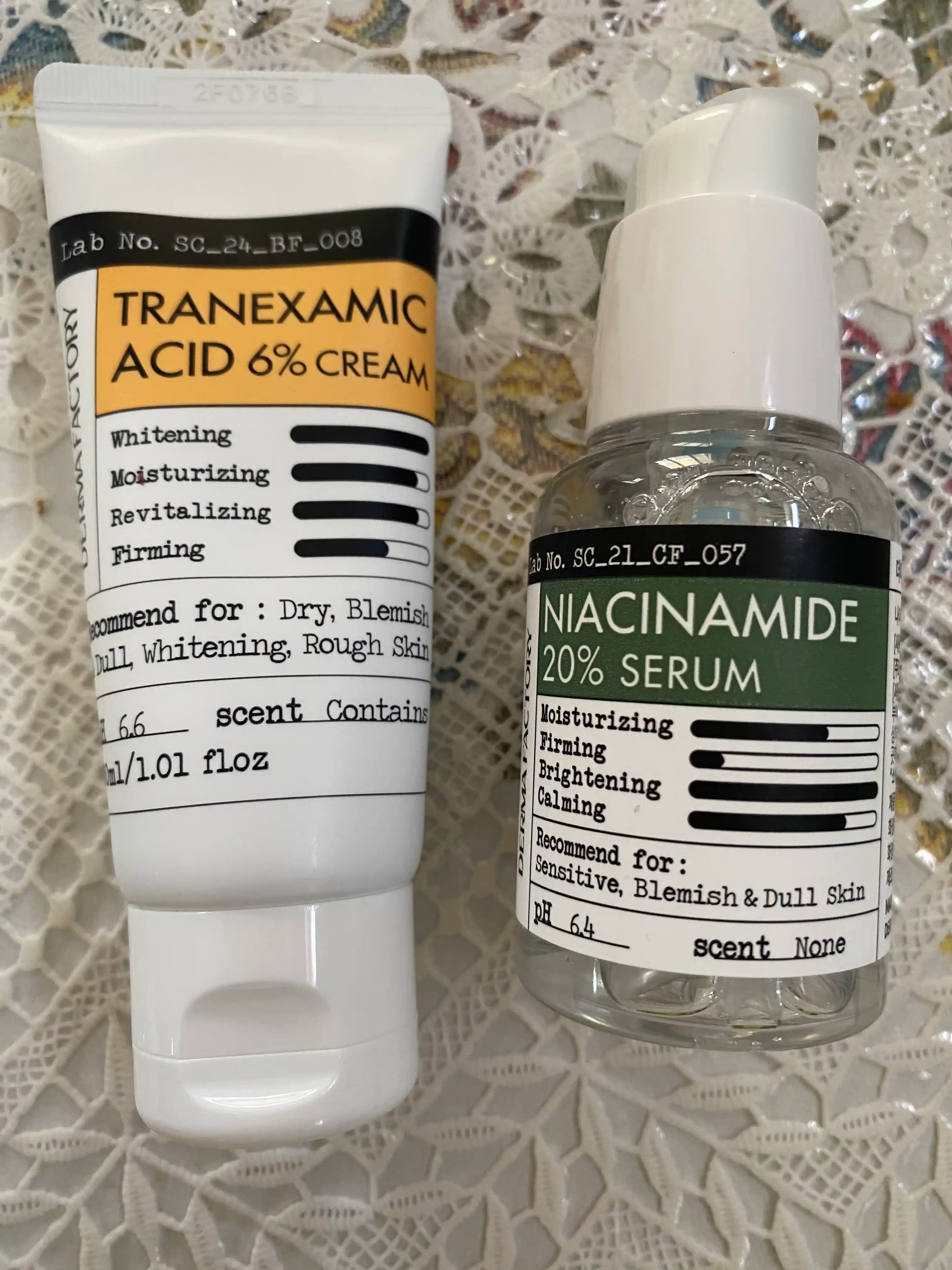 Осветляющий крем с транексамовой кислотой Derma Factory Tranexamic Acid 6% Cream, 30 мл