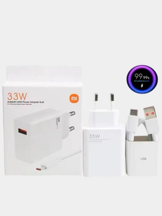 33W / 67W / 120W Tezkor Zaryadlovchi Adapter – USB-C Fast Charger To'plami