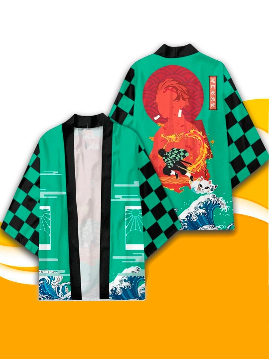 Kimono Haoriko'ylagi, uniseks, sharqona uslubda cosplay to`plam, anime Demon Slayer, KRD, - 