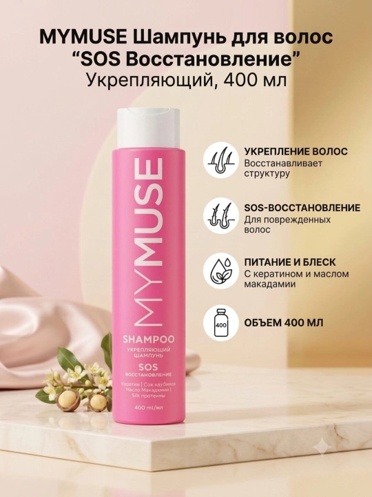 MYMUSE SOS tiklovchi shampuni - 