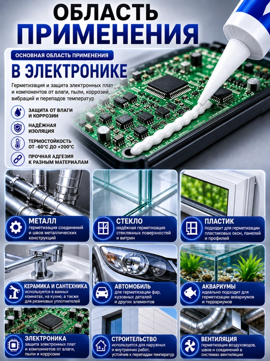 HNHC 704 Oq rangli silikon plomba moddasi, issiqqa chidamli, suvga chidamli, 60 ml