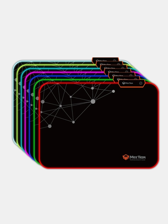 Игровой коврик для мыши Meetion MT-PD120 RGB 355 × 265 × 4 мм