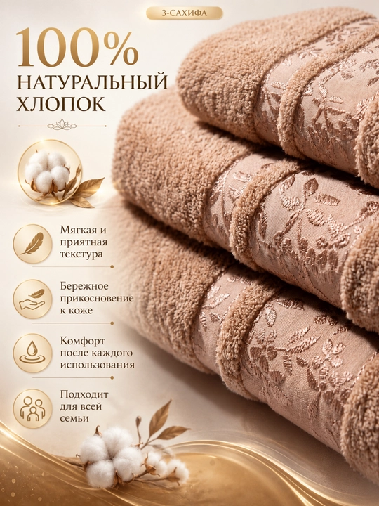 Sochiqlar to'plami 1 dona, hammom, yuz va soch uchun, yumshoq va mayin 1 dona