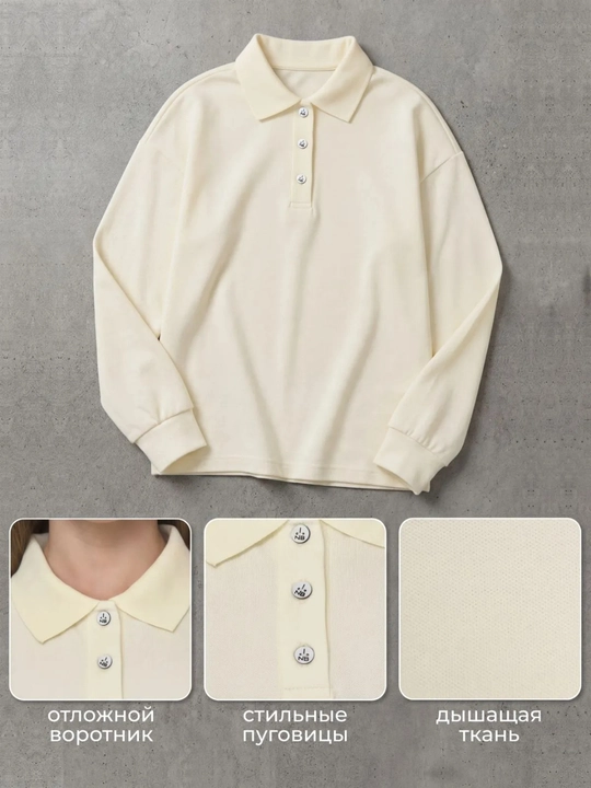 Ko`ylak, bluzka, polo maktabga qizlar uchun NEO