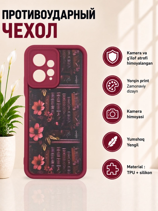 Redmi Note 12 4G smartfoni uchun g'ilof