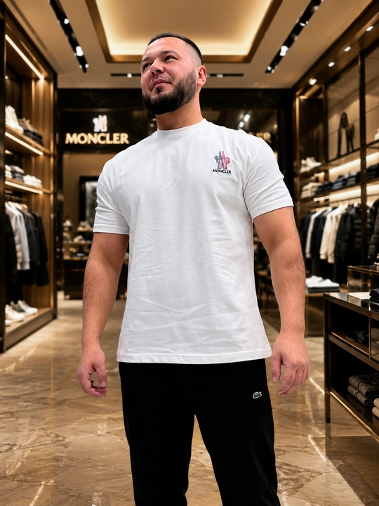 Erkaklar uchun Moncler futbolkasi - 
