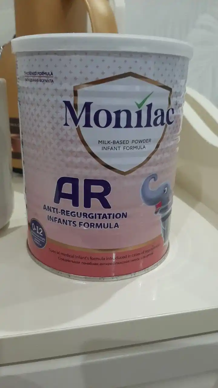 Monilac AR — 0–12 oylik bolalar uchun antireflyuks sutli aralashma, davolovchi formula