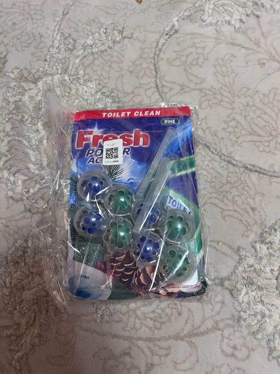 Fresh Power Active для унитаза, 4 шарика + 2 держателя