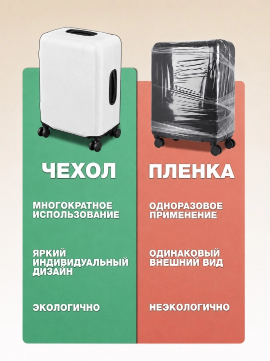 Чехол для чемодана, эластичный и плотный, защитный чехол на чемодан