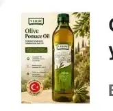Olive Verde Pomace Oil zaytun yog'i, tozalangan, tovurish va salatlar, 1 litr