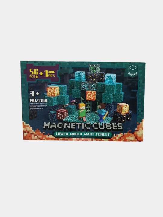 Magnitli konstruktor, minekraft, minecraft,magnit bloklar, magnit o‘yinchoq, bolalar uchun - 