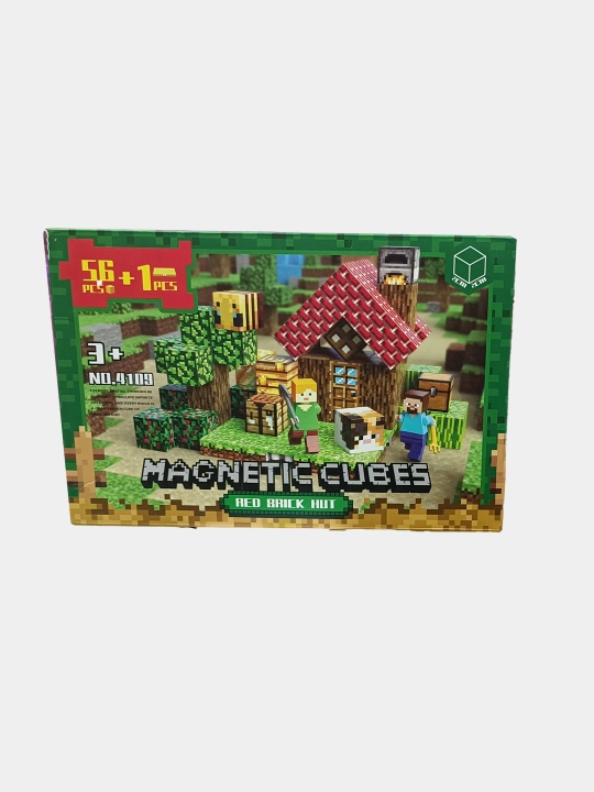 Magnitli konstruktor, minekraft, minecraft,magnit bloklar, magnit o‘yinchoq, bolalar uchun - 