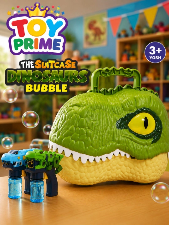 Набор интерактивных игрушек для детей, военные, дино и bubble gun