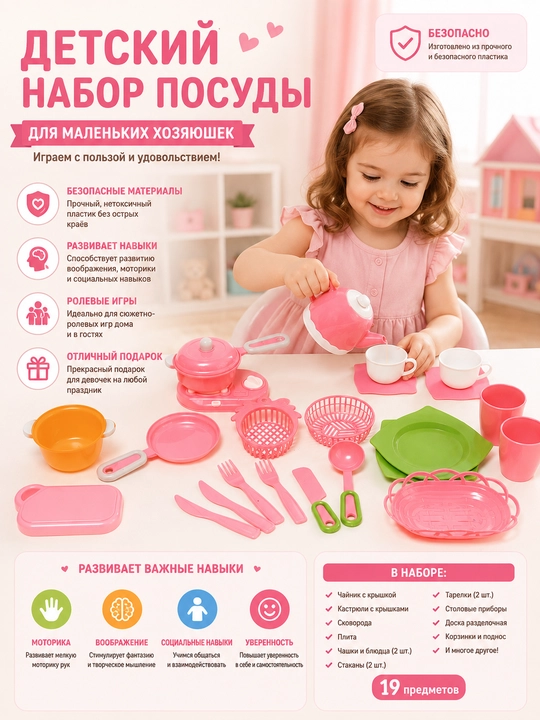 Детский игровой набор Kitchen Set - 