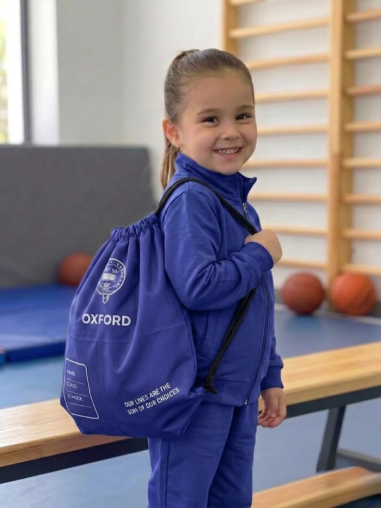 Bolalar uchun ortopedik ryukzak, sport sumkasi bilan, 1–6-sinflarga mos
