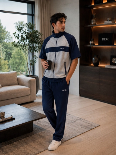 Современный мужской комплект-двойка для весны и лета — FRESHWR-DIOR01-CЕРМЕЛ-XL