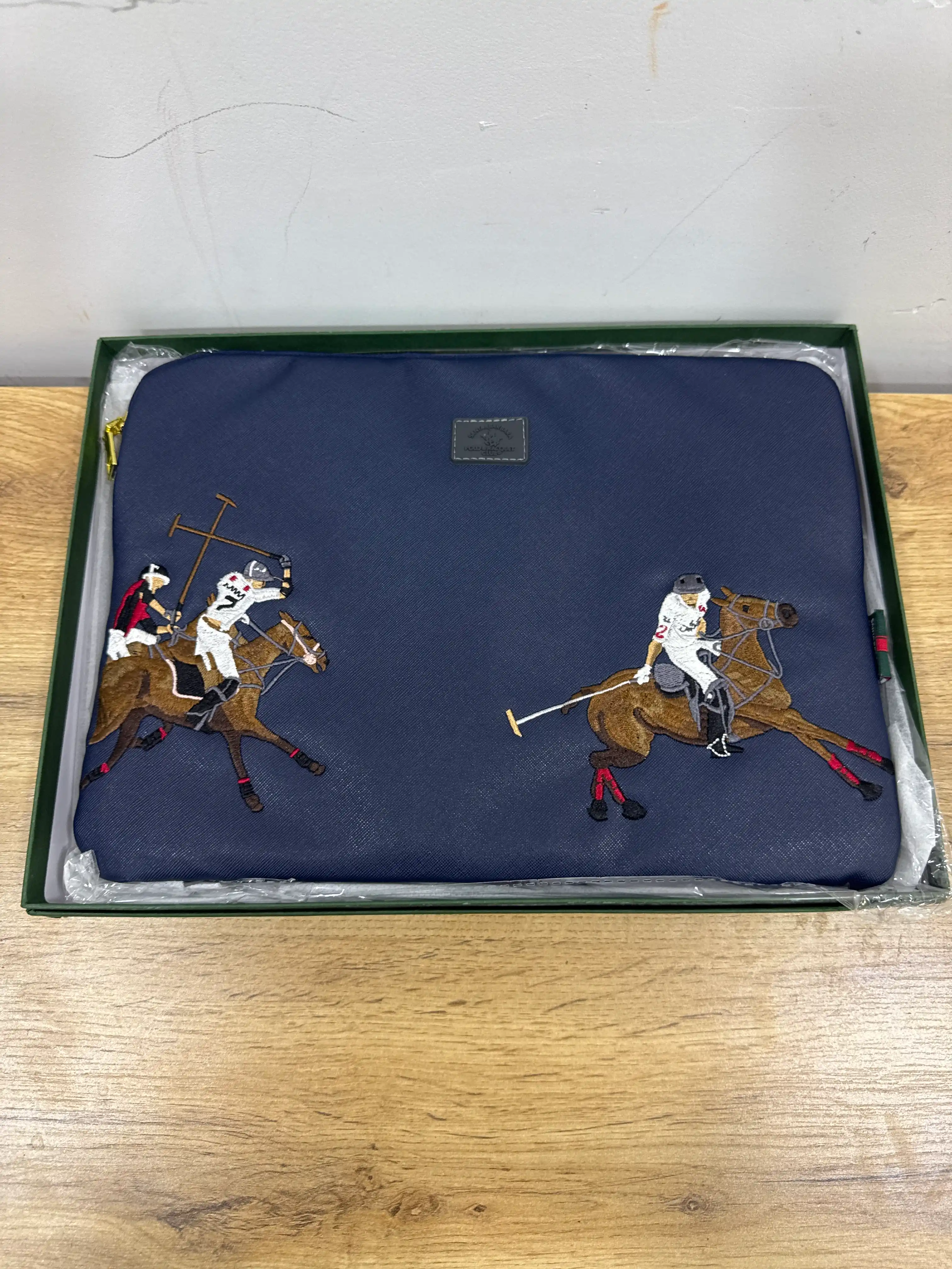 Santa Barbara Polo & Racquet Club мужская барсетка сумка, клатч для ноутбука и документов