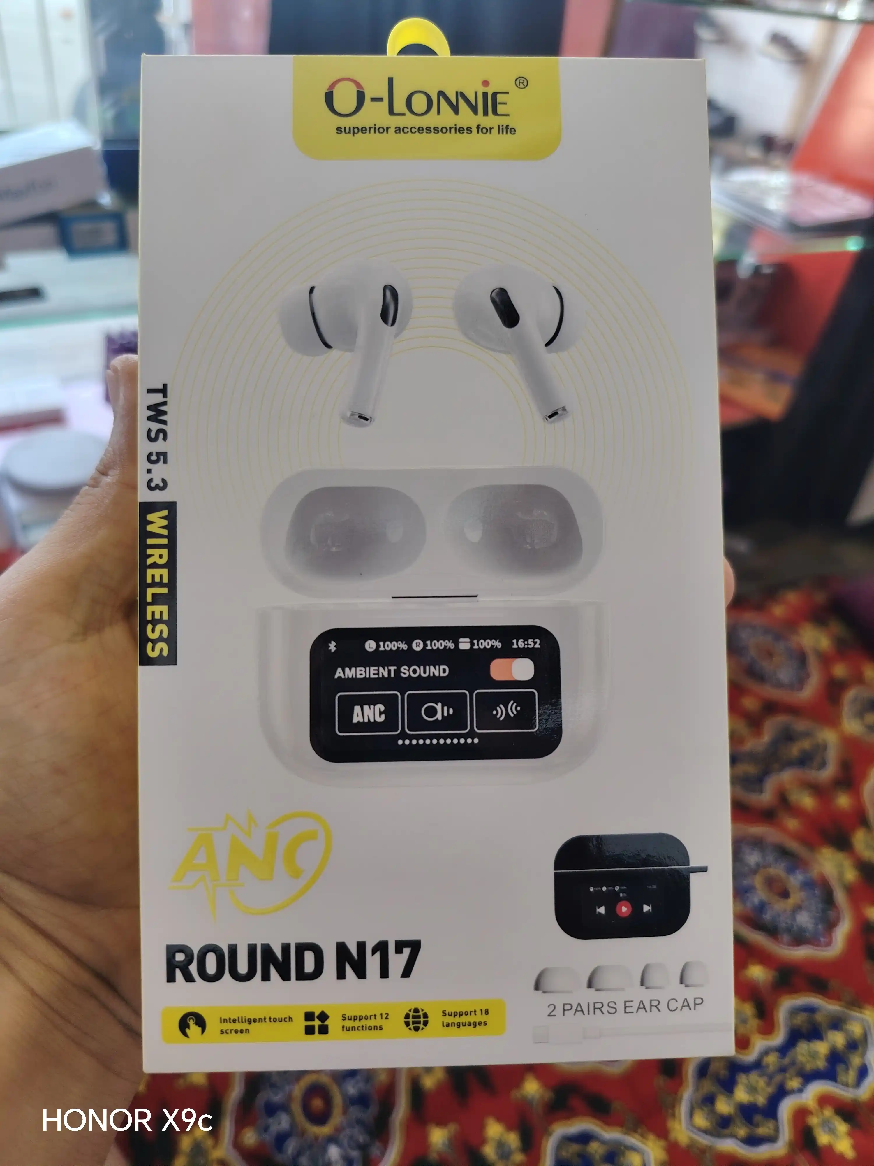 A Pods Simsiz quloqchinlar Pro 2, sensorli, iPhone va Android uchun, Bluetooth