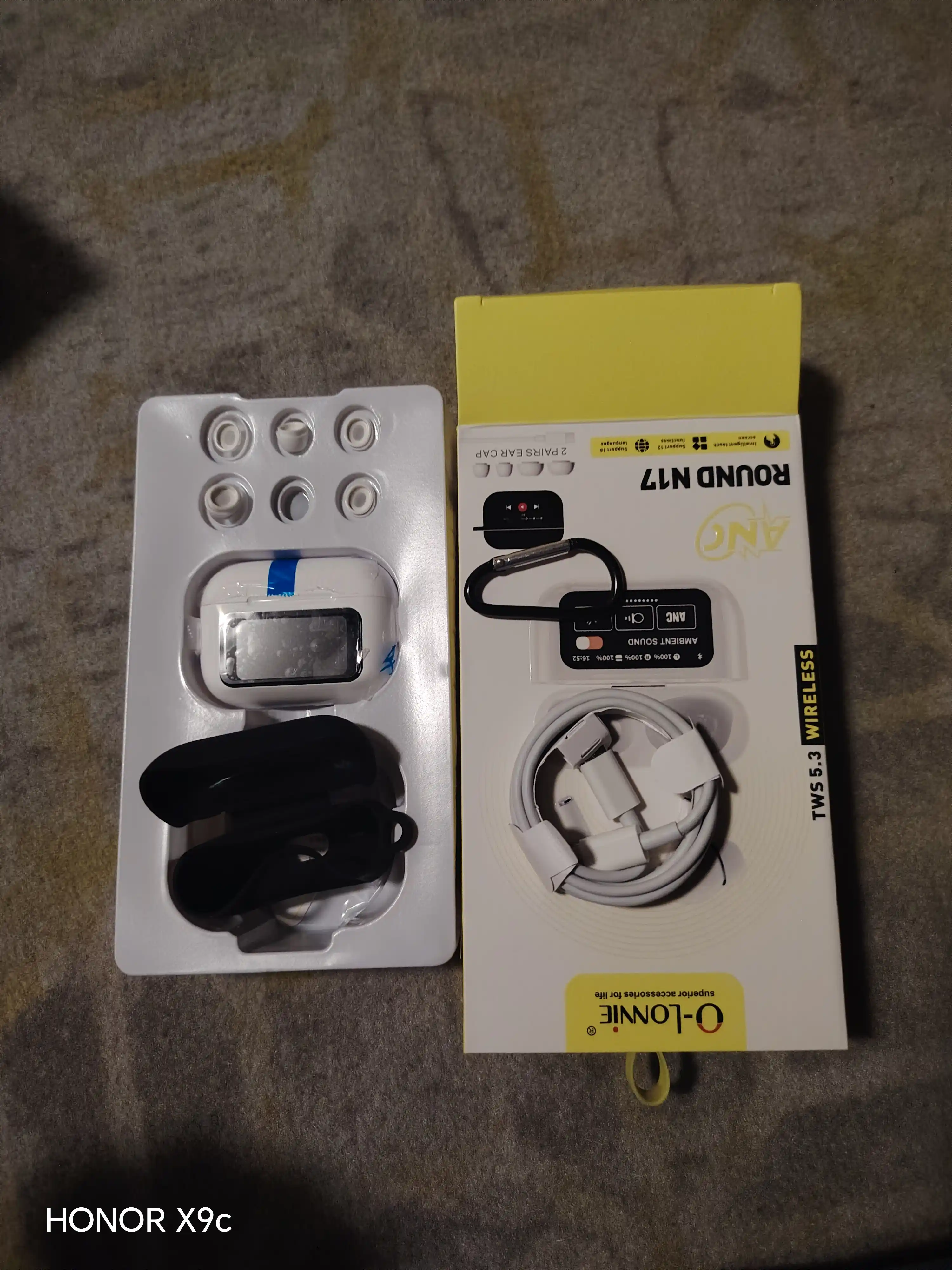 A Pods Simsiz quloqchinlar Pro 2, sensorli, iPhone va Android uchun, Bluetooth
