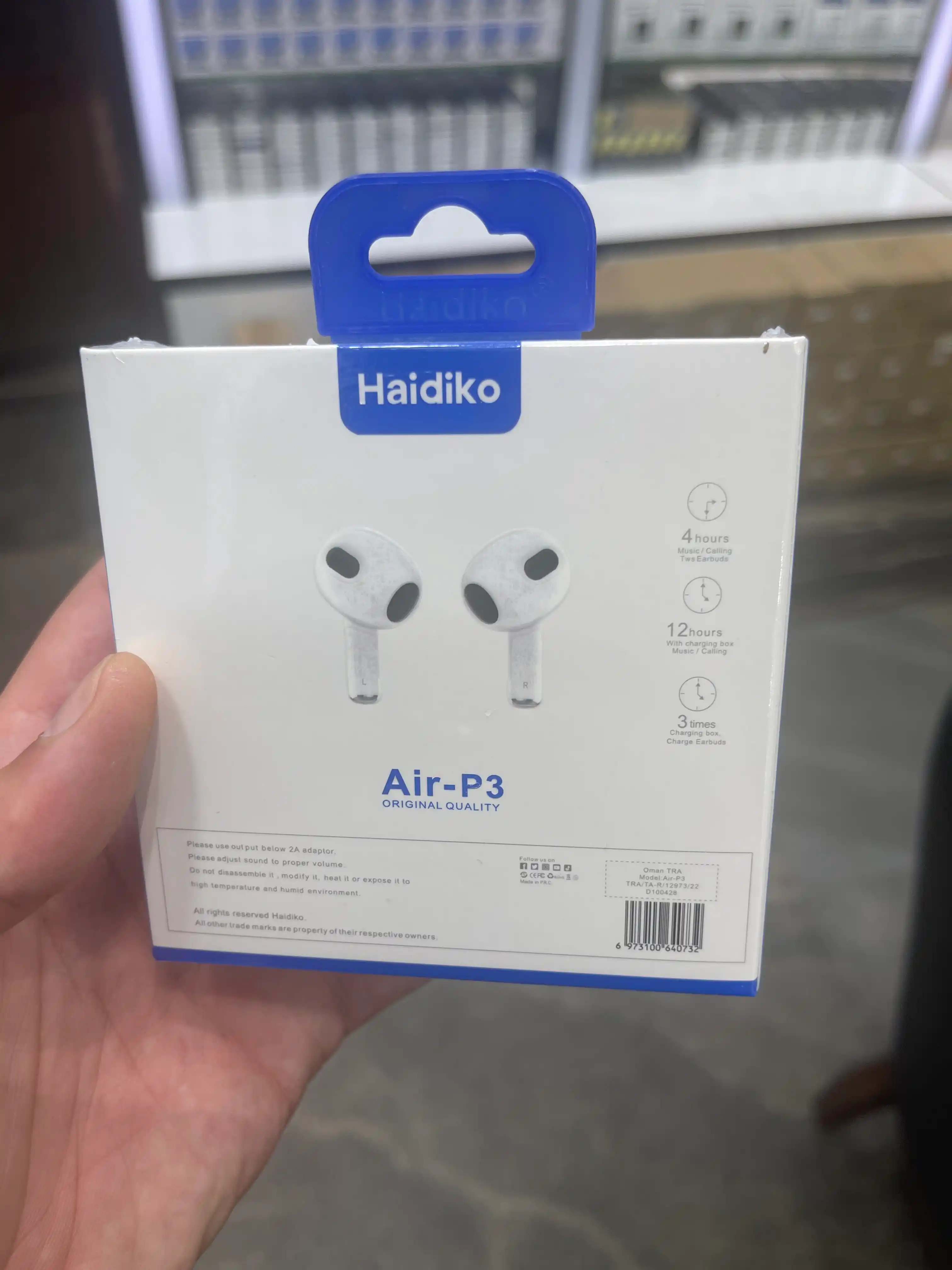 Simsiz quloqchinlar Pods Pro 2, Bluetooth, ENC, iPhone va Android uchun