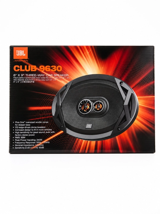 Avtomobil kalonkalari JBL Club 9630, 6"x9" (oval), avto akustika dinamiklar, 240W